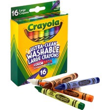 CRAYON,WASHABLE,16/BOX